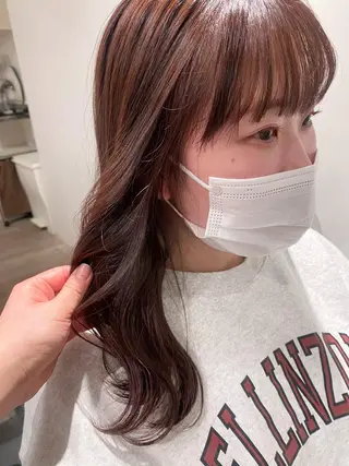 ロング 中尾 未来/艶カラー /カットモデルのヘアスタイル