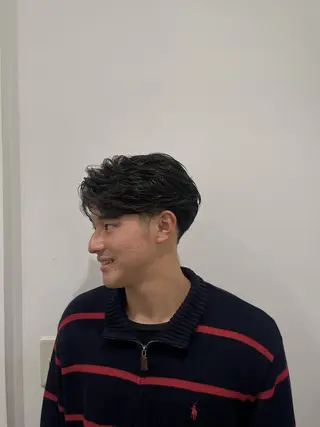 パーマ メンズ fifth 柏崎功真のヘアスタイル