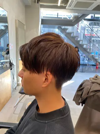 ショート カラー メンズ OAK×NACHUL所属・🐑✨ 丸山紗耶佳のヘアスタイル