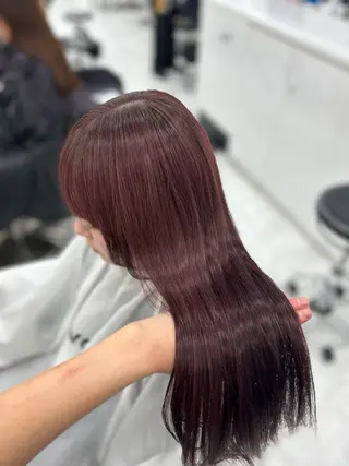 カラー ガーリー/暖色カラー 🎀MEARI🩰のヘアスタイル