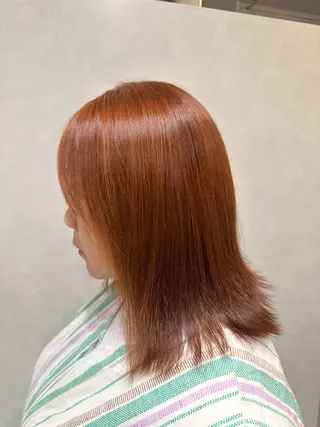 ミディアム カラー Octo アユメのヘアスタイル
