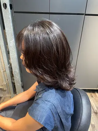 ミディアム パーマ ENORE所属・中川 まさきのヘアスタイル