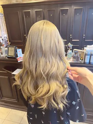 ロング 🧡ミルクティー/ レイヤー🧡ショウナのヘアスタイル