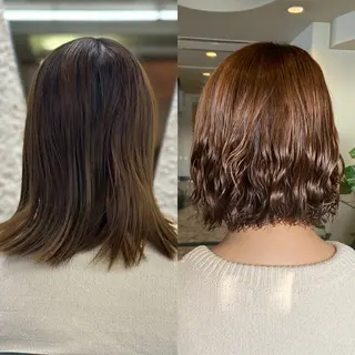ミディアム パーマ ASAKURA所属・ASAKURA 美容室のヘアスタイル