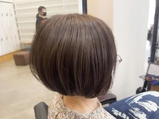 ショート カラー OAK溝の口 𖠋SHINYAのヘアスタイル