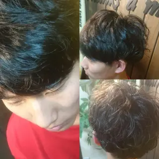 メンズ サンフラット所属・岡林 選のヘアスタイル