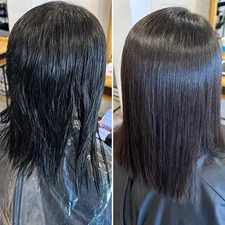 セミロング affect 上大岡所属・《髪質改善・縮毛矯正 /ブリーチ》坂本爽のヘアスタイル