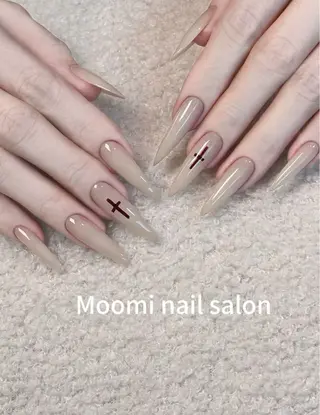 ロング カラー Moomi たくみのネイルデザイン