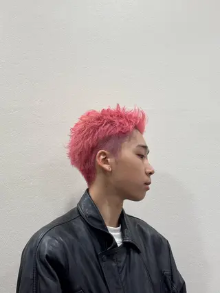 カラー メンズ 松田 慧児のヘアスタイル