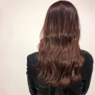 ロング カラー かめい りなのヘアスタイル