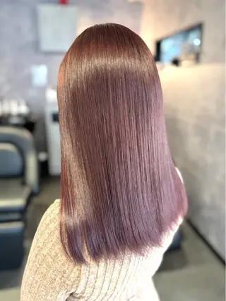 セミロング カラー 🩶mana🩶艶髪 /カラーオンカラーのヘアスタイル