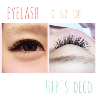 マツエク・マツパ FUKO Hip's eyesのマツエク・マツパデザイン