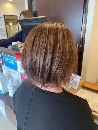 ミディアム 美容室 Jフィドルファドル所属・わきた かずなのヘアスタイル