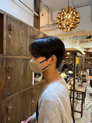 カラー メンズ 韓国ヘア🫧艶カラー 🫧髪質改善/オオヤのヘアスタイル