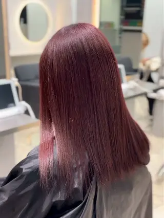 ミディアム ゆーめろ /Lapis福岡今泉のヘアスタイル