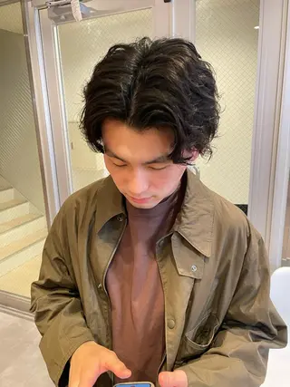 ショート パーマ メンズ MAQUM所属・【メンズ特化】渡部 京弘/パーマのヘアスタイル