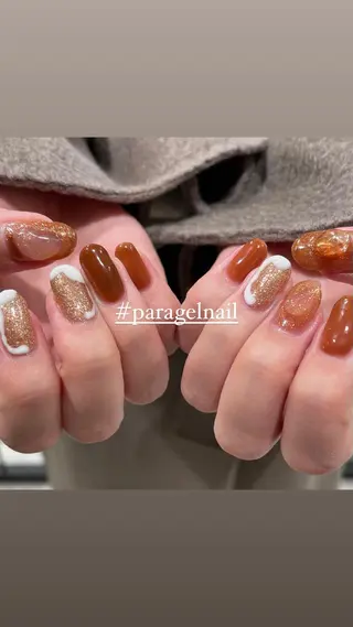 ネイル 淡色ネイル 🎀moeのネイルデザイン