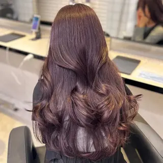 ロング まつパ/ケア ブリーチ/sEnAのヘアスタイル