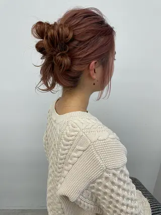 セミロング カラー パーマ ヘアアレンジ 👑満足度1000% 重村　春奈👑のヘアスタイル