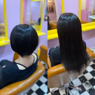 ショート チビ編み込みエクステ どぅ〜す/YUIのヘアスタイル