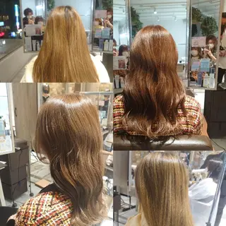 ミディアム カラー ヘアアレンジ E Komo hair所属・Wow❕E Komo hair 永井一輝のヘアスタイル