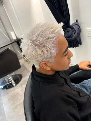 ショート カラー メンズ INTRO SHIBUYA by Fi-Ne所属・💈メンズフェード 特化DAIYA💈のヘアスタイル