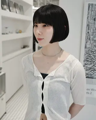ショート 🌱ぱつっと/ボブ 🌱のヘアスタイル