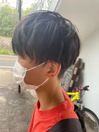 ショート 大鹿 数馬のヘアスタイル