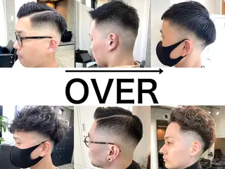カラー パーマ メンズ OVER→三軒茶屋 /縮毛矯正・髪質改善のヘアスタイル