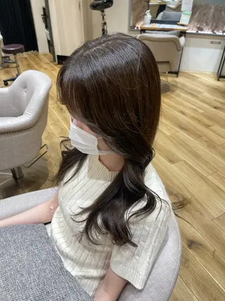 セミロング カラー fizelleあべのルシアス所属・fizelle阿倍野 ゆーしんのヘアスタイル