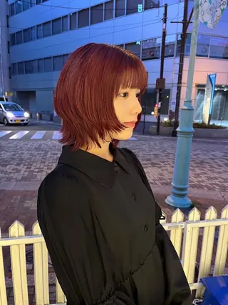 ショート カラー 尾崎隼大 レイヤー/韓国ヘアのヘアスタイル