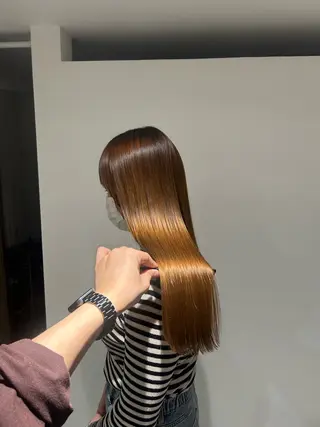 ロング タナカ レイヤのヘアスタイル