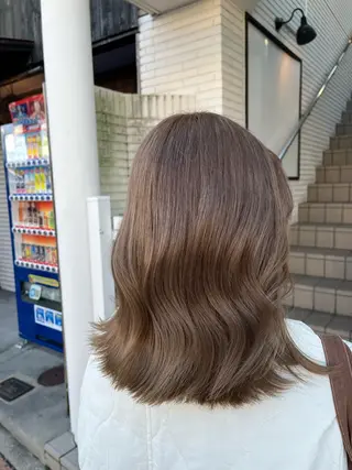 ミディアム カラー LANE所属・LANE FUのヘアスタイル