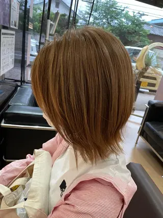 ミディアム カラー ⚜️志村 哲也⚜️のヘアスタイル