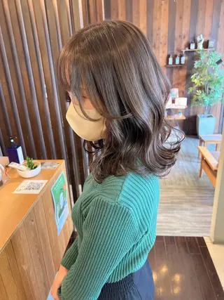 セミロング 具志 正太のヘアスタイル