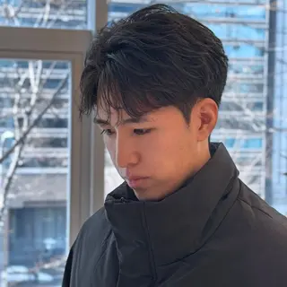 ショート パーマ メンズ SALOWIN名古屋Suite店所属・名古屋のメンズ特化 美容師/わたるのヘアスタイル