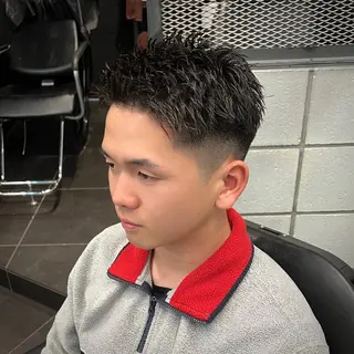 メンズ メンズ特化/パーマ/ メッシュ/竜成のヘアスタイル