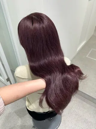 ロング 💗暖色カラー💗 ツヤ髪💗Mayaのヘアスタイル