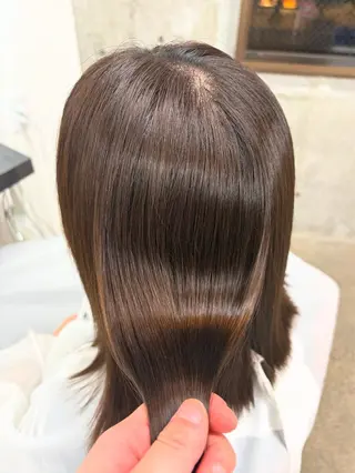 セミロング 🌷暖色カラー /Mina/渋谷🌷のヘアスタイル