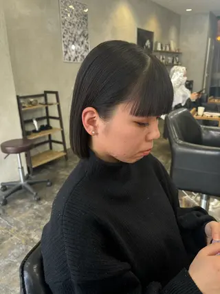 ショート カラー fudge所属・MaisonHALU 松浦光咲のヘアスタイル