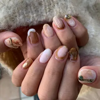 ネイル YUKIMO🍎名駅 /ニュアンスのネイルデザイン