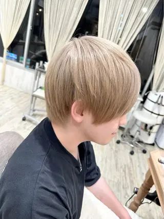ショート カラー おのだ あやなのヘアスタイル