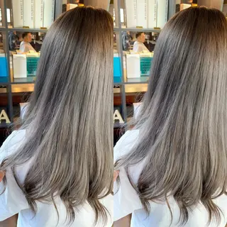 ミディアム カラー KIRA スズキ タクヤ/店長のヘアスタイル