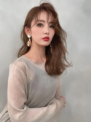 セミロング omocha hair salon所属・大嶋 伸吾のヘアスタイル