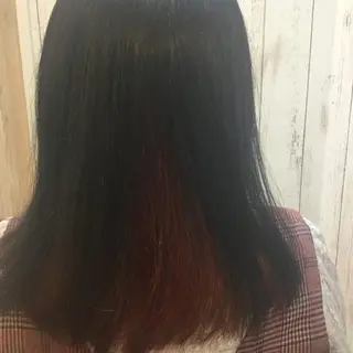 セミロング カラー embrace エンブレイスのヘアスタイル