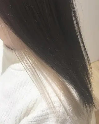セミロング 🥛洒落髪小顔cut なら龍崎🥛のヘアスタイル