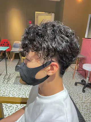 ショート パーマ メンズ シェアサロン〜糸ito〜所属・Hiro ヒロのヘアスタイル