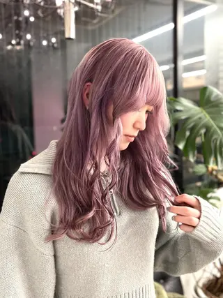 ロング カラー TOTA 唯一無二カラーのヘアスタイル