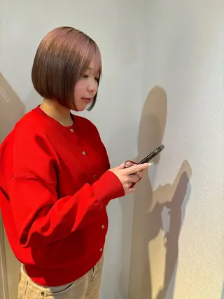 ショート 林　蓮／レイヤー /透明感カラーのヘアスタイル