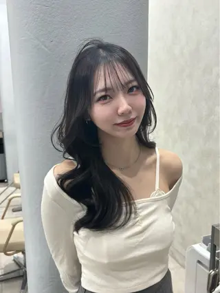 ロング カラー 韓国ヘア/表参道 ENA🎀🤍のヘアスタイル